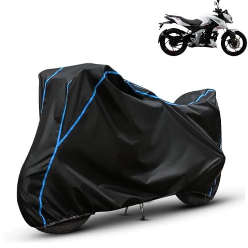 Image of Kerwa Waterproof Bike Cover Compatible with Bajaj Pulsar N150 | Dust Proof, UV-Resistant, All-Weather Protection Bike Body Cover, Windproof Elastic Bottom