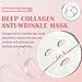 Loobexery 5 Pack Bio-Collagen Face Mask, Collagen Face Mask Overnight, Anti-Wrinkle Lifting Collagen Mask, Deeply Hydrates, Minimizes Pores, And Enhances Elasticity