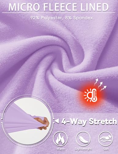 Cavva Women's Fleece Quarter Zip Pullover Running Shirt Long Sleeve Thermal Tee Athletic Workout Tops Thumb Hole4