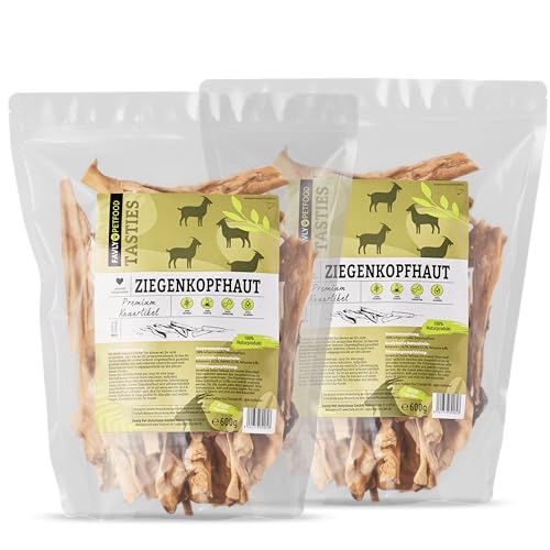 Produktbild von FAVLY Petfood Ziegenkopfhaut - 1,2 kg