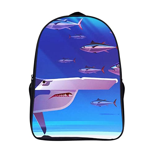 Cartable mode requin confortable qui soulage le dos des ados