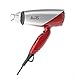Berta 1875W Folding Hair Dryer Dual Voltage Blow dryer Negative Ions Travel Dryer with 2 Heat 2 Speed Setting, Red