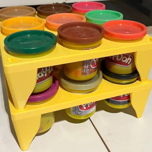 Boîte de rangement Play-Doh empilable pour libérer de l'espace sur la table de jeux des enfants
