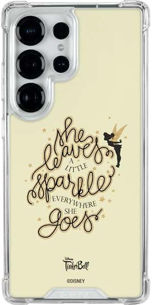 Skinit Clear Phone Case Compatible with Galaxy S25 Ultra - Officially Licensed Disney Tinker Bell Sketch Art Design