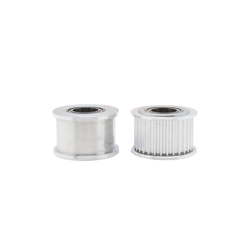 Polea tensora HTD3M 15T 20T 24T 30T 40T Polea de correa 15 dientes 20 dientes Polea tensora 30 dientes 40 dientes Guía de cojinete HTD(10mm,20T - With teeth,Belt width 6mm)