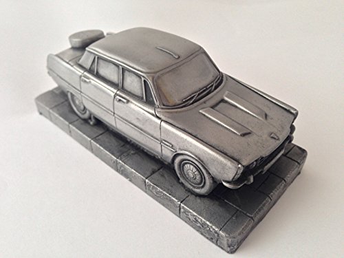 Rover P6 fait à la main à Sheffield réplique 1/43 effet étain salon