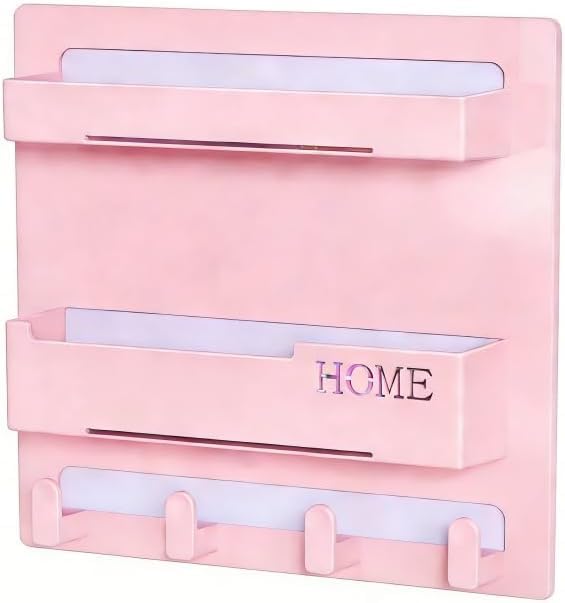 Floating Shelves for Bedside Shelf Accessories Organizer, Wall Mount Self Stick On, Cute Room Decor Aesthetic, Girls Room Decor, Cool Stuff For Bedroom Storage And Organization, Bedside Wall Organizer thumbnail
