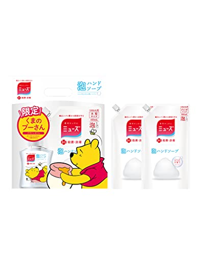 ミューズ泡オリジナル トライアルパック ハンドソープ プー22春夏(ボトルプラス450mL) +泡オリジナル 900ml 詰替パック 2個