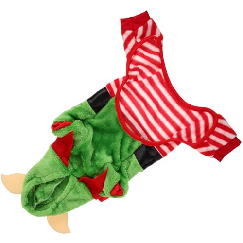 Disfraz de elfo navideño para perro pequeño
