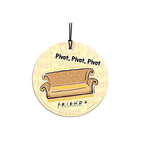 Trend Setters Friends The Television Series – Pivot – 3.5” Starfire Prints Hanging Glass Print Accessory – Ideal for Gifting and Collecting Cover