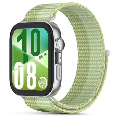 ENCorrea Nylon Correa Compatible con Huawei Watch Fit 3/Fit 4, Ajustable Pulsera de nailon de Repuesto Deportiva para Huawei Watch Fit 3/4.(No host)