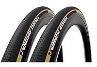 2本セット Vittoria CORSA コルサ G2.0 クリンチャータイヤ 700c ヴィットリア Clincher Tire (700×25c, ブラックスキンサイド) [並行輸入品]