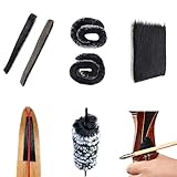 Huntingdoor Archery Dampener Bow String Silencer Plate Archery Arrow Rest Set Bow Maintenance Accessories Set for Traditional Hunting Bow Recurve Bow