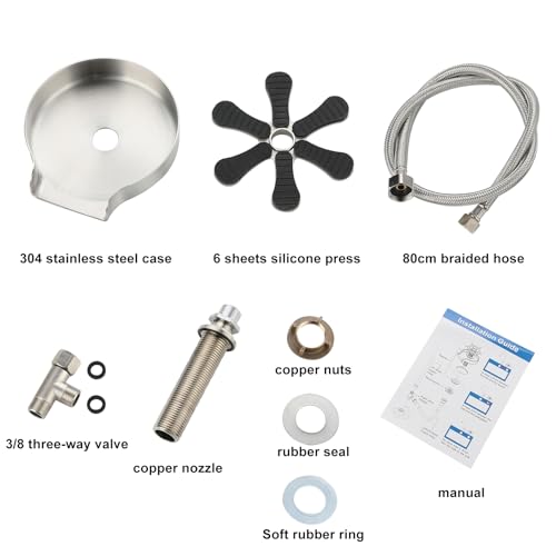 GläserspüLer für Spülbecken, FlaschenspüLer, Glasbürste für BarspüLe, Edelstahl Glasspüler, Cup Washer Cleaner, Flaschenreiniger Tassenspüler für Küchenspüle, Bar, Gläserspülgerät