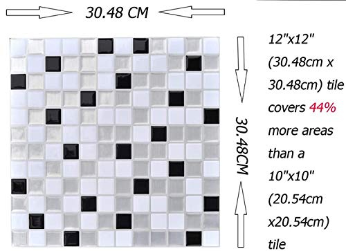 Profesticker Piastrelle Adesivi Muro 3D Mattonelle...