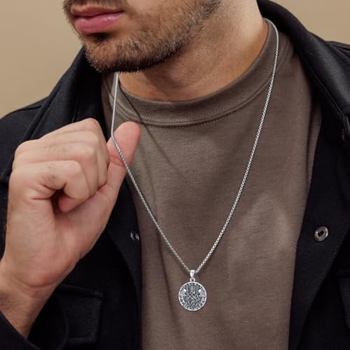Viking Necklace 925 Sterling Silver Norse Nordic Jewelry for Men2