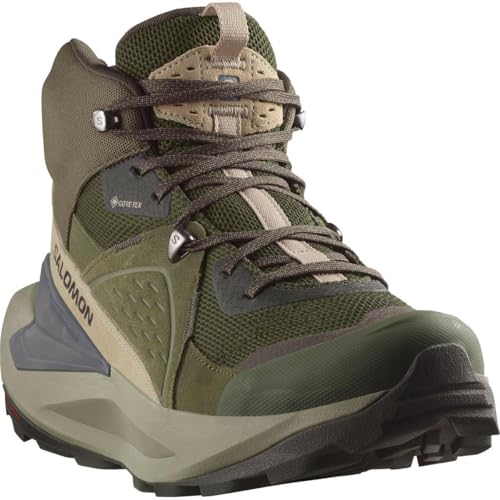 Salomon Salomon Mens Elixir Peat/Vintage Khaki/Castlerock 11.5 Medium