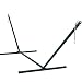 Lazy Daze Hammocks 12 Feet Hammock Stand Heavy Duty Coated Steel Tube Frame with Hooks and Chains, 275 Pounds Weight Capacity