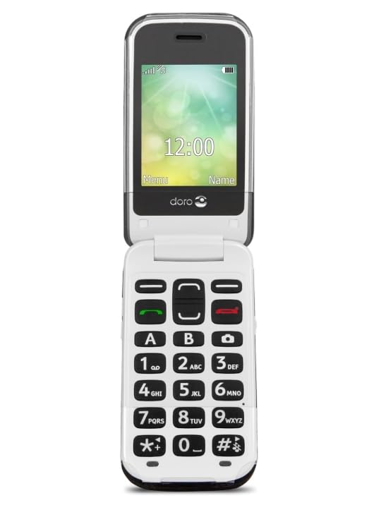 Téléphone pour personnes âgées Doro 2424 débloqué avec bouton d'urgence noir