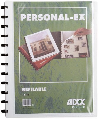 protege Document Adoc 60 Vues Rigide Personnalisable Blanc