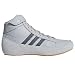 adidas Kids' HVC Wrestling Shoe, Grey/Grey/Grey, 3.5