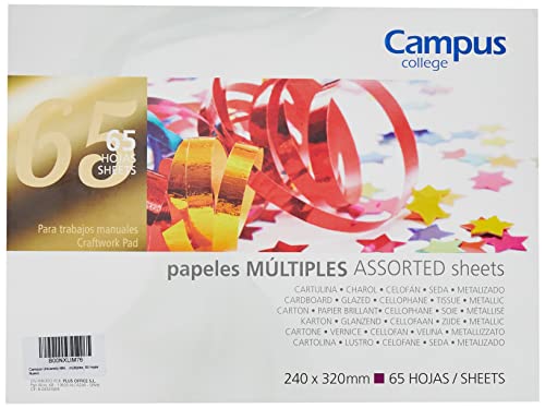 Campus University MNB-60 - Bloc de trabajos manuales múltiples, 65 hojas Cover