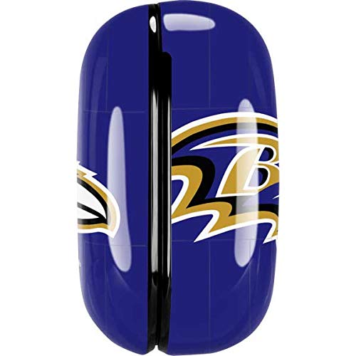 Skinit Decal Audio Skin Compatible with Samsung Galaxy Buds Pro - Officially Licensed NFL Baltimore Ravens Large Logo Design