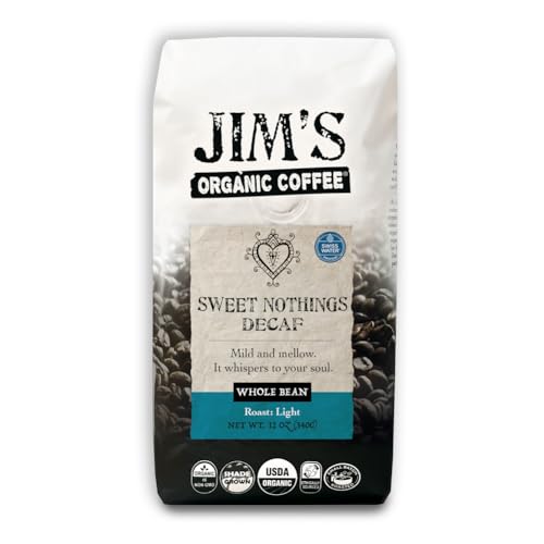 Jim’s Organic Coffee – Sweet Nothings Decaf – Light Roast, W...