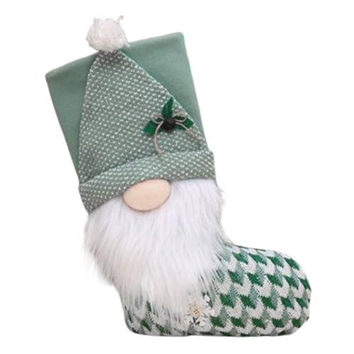 Genérico Calcetines Navideños,Árbol Navidad Duendes Bonitos Calcetines | para Rellenar En Chimenea Mesa Jardín Árbol Pared Ventana Puerta Interior Exterior