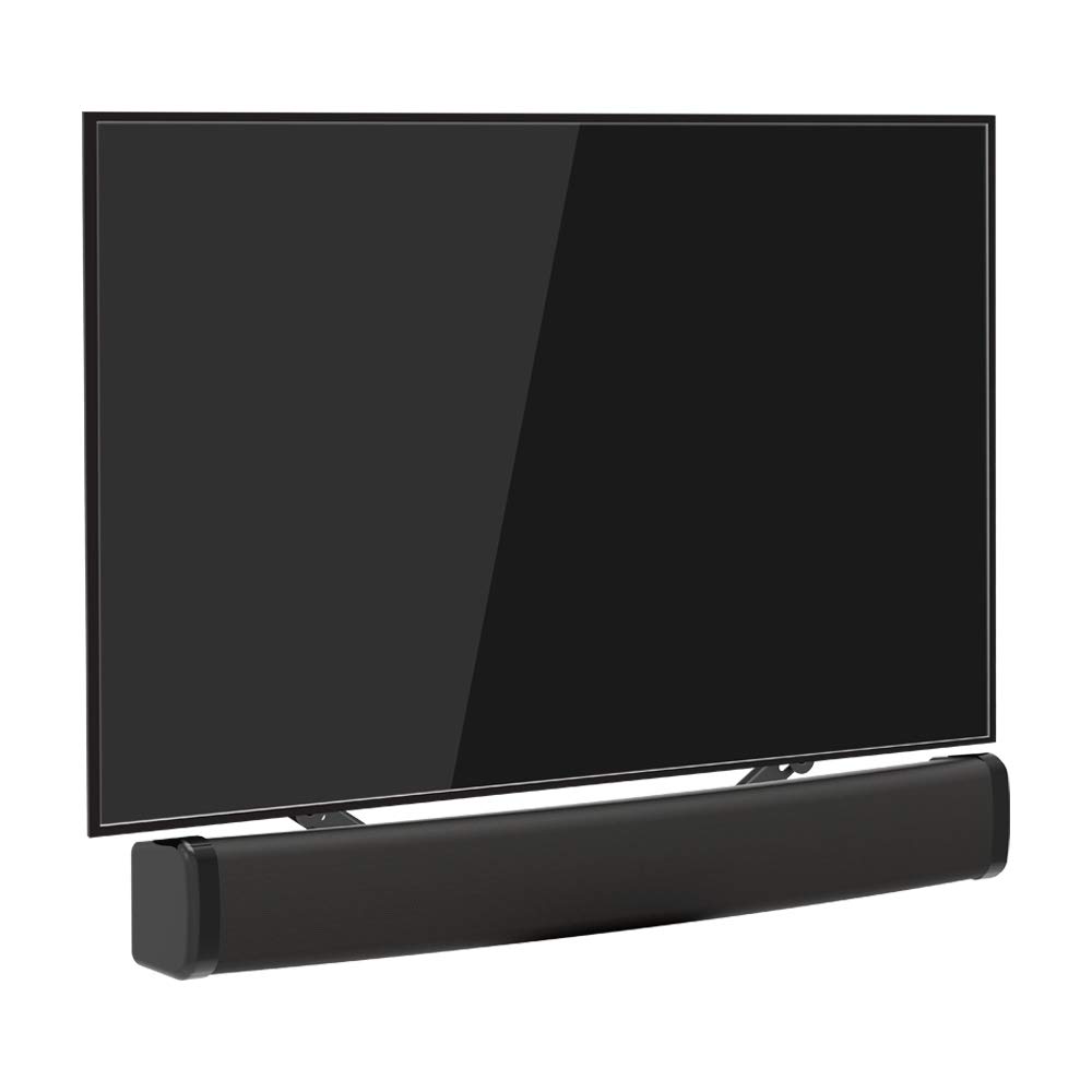 Barkan Supporto Universale per soundbar, per Montaggio sopra o sotto TV, per TV da 13 a 80 Pollici, per la Maggior Parte delle soundbar, può Contenere Fino a 6,5 kg, Facile da Montare
