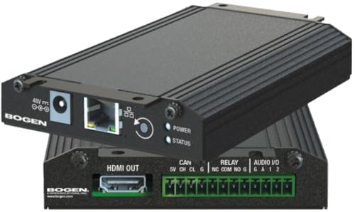 NQ-GA10PV Nyquist Plenum-Rated VoIP Intercom Module, Low-impedance (8-ohm) Speaker Output, HDMI Video Output, Talkback Support, Control Relay Output, Web-Based Configuration