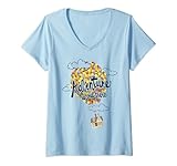 Womens Disney Pixar Up Adventure House Balloon V-Neck T-Shirt