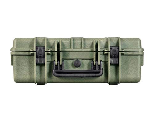 image for Monoprice Weatherproof Hard Case - 22in x 14in x 8in, OD Green with Cu