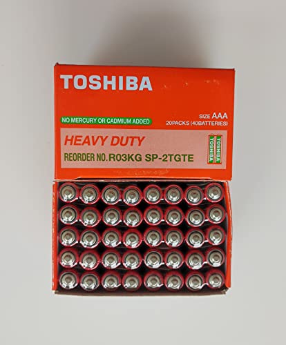 40pz Batteria Pila MINISTILO AAA 1,5V Heavy Duty