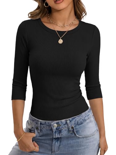 GKBK Women's 3/4 Sleeve Top for $5.87 with Code YRKD9L3Y - Image 2