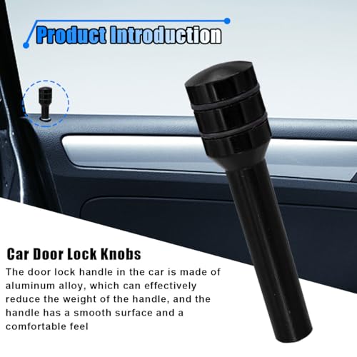 image for LAINLOY 4PCS Car Door Lock Knobs, 1.92