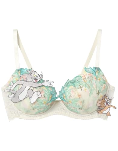 Amazon.co.jp: [ウンナナクール] ブラジャー 【トムとジェリーコラボ】 ナチュラルなつけごこち パカパカしにくい BUN205 IV D65