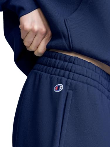 Image of Champion Women's Cinched-Bottom Fleece Sweatpants, Oversized Fit, Midweight