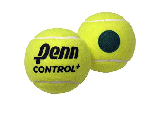 Penn Control Plus Tennis Balls - Youth Felt Green Dot Tennis Balls For Beginners, 1 Can 3 Balls #TOP1