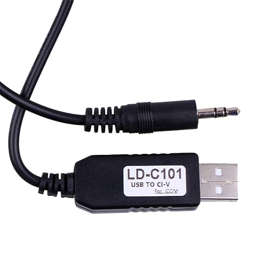 Cable interfaz USB CI-V Cat para Icom IC-756 IC-706 transceptor HF 4