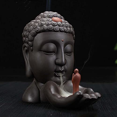 Statue de Bouddha Sakyamuni céramique 15cm protection maison