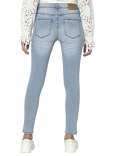 Image of VERO Moda Women High Rise Skinny Fit Light Fade Stretchable Jeans