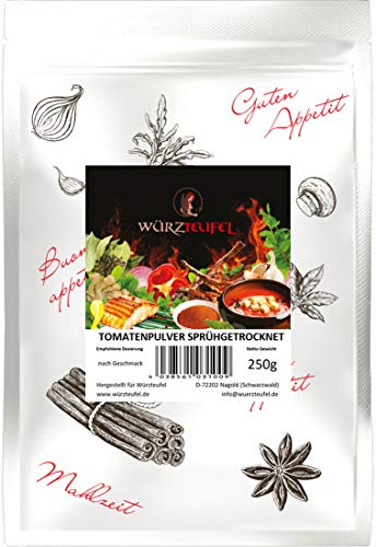Yubaoly - Tomatenpulver sprühgetrocknet aus Italien. Tomaten - Pulver mit hohem Lycopin - Gehalt. Beutel 250g.