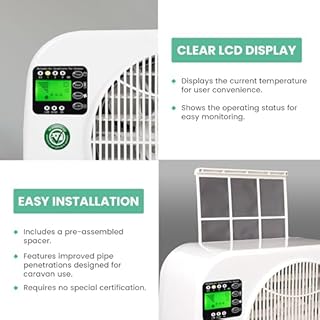 CLIMATIZZATORE Eurom ac2401 per roulotte, Camper, Campeggio, Barca, Bus, Camper, Caravan, Il Casa, Ufficio o Appartamento. Modello Migliorato Il leggendario Klima Eurom ac2400