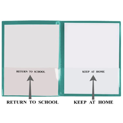 Storesmart® "Boys Only" School / Home Folders - 6-Pack - 6 Colors! - Letter-Size Twin Pocket - Durable, Archival Plastic - Sh900By6Eng #TOP3