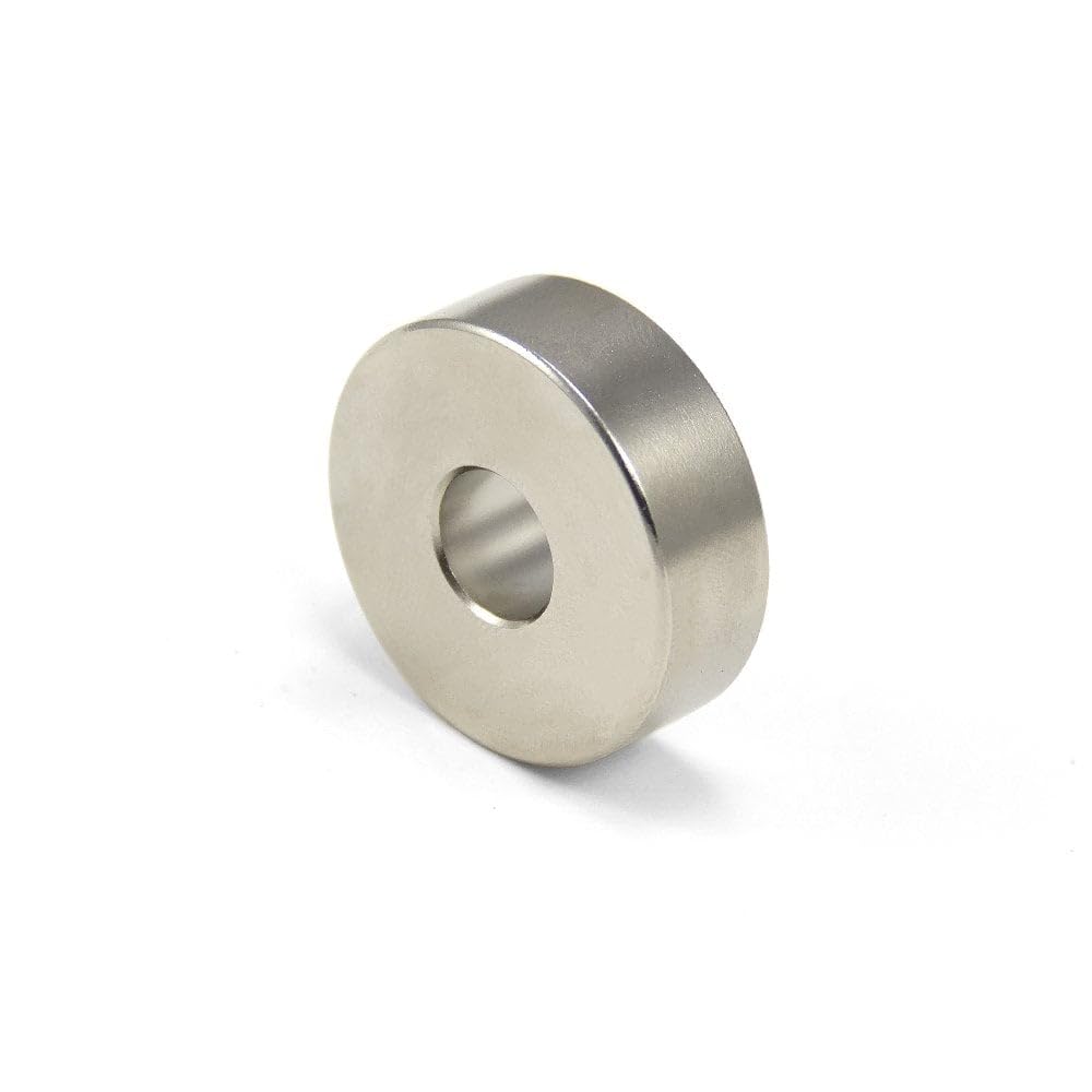 Diametrically Magnetised N42 Neodymium Ring Magnet for Arts, Crafts, Model Making, DIY, Hobbies, Office and Home - 30mm O.D. x 10mm I.D. x 10mm thick