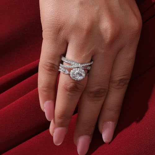 Image of SALTY Anti Tarnish Royal Diamond Crown Finger Ring for Women | Adjustable Fancy Jewellery Design | Fashion Accessories for Girls | Minimal Jewelry | Marriage, Birthday | Gift for Valentine Day