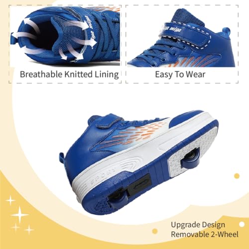 Roller Shoes for Kids - Retractable Wheel Sneakers for Christmas Halloween Beginners2