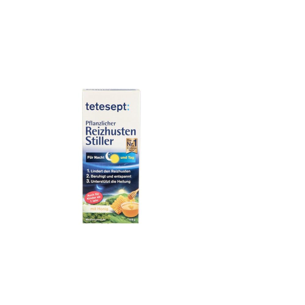 tetesept Pflanzlicher Hustenstiller, Hustensaft,1 x 125 ml