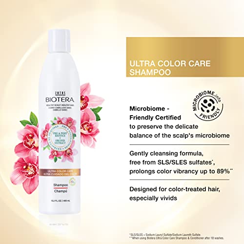 Biotera Ultra Color Care Shampoo | Prolong Vivid Color-Treated Hair | Microbiome Friendly | Vegan & Cruelty Free | Paraben & Sulfate Free | Color-Safe | 32 Fl Oz #TOP1